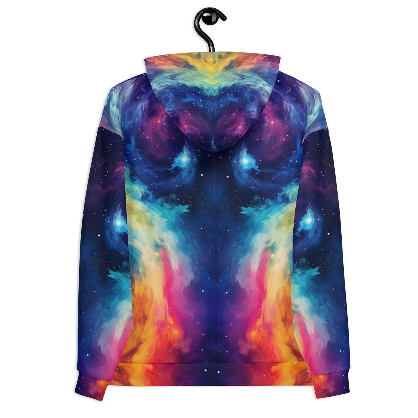 VIBRANT RAINBOW TIE DYE PATTERNED Unisex Hoodie