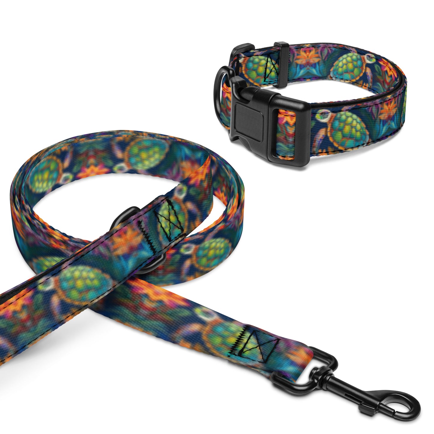 Turtles Pet collar & leash