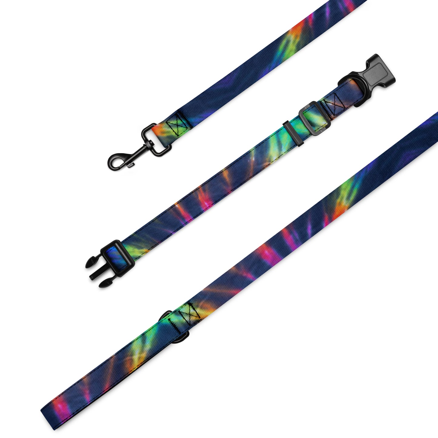 Rainbow Palms Pet collar & leash