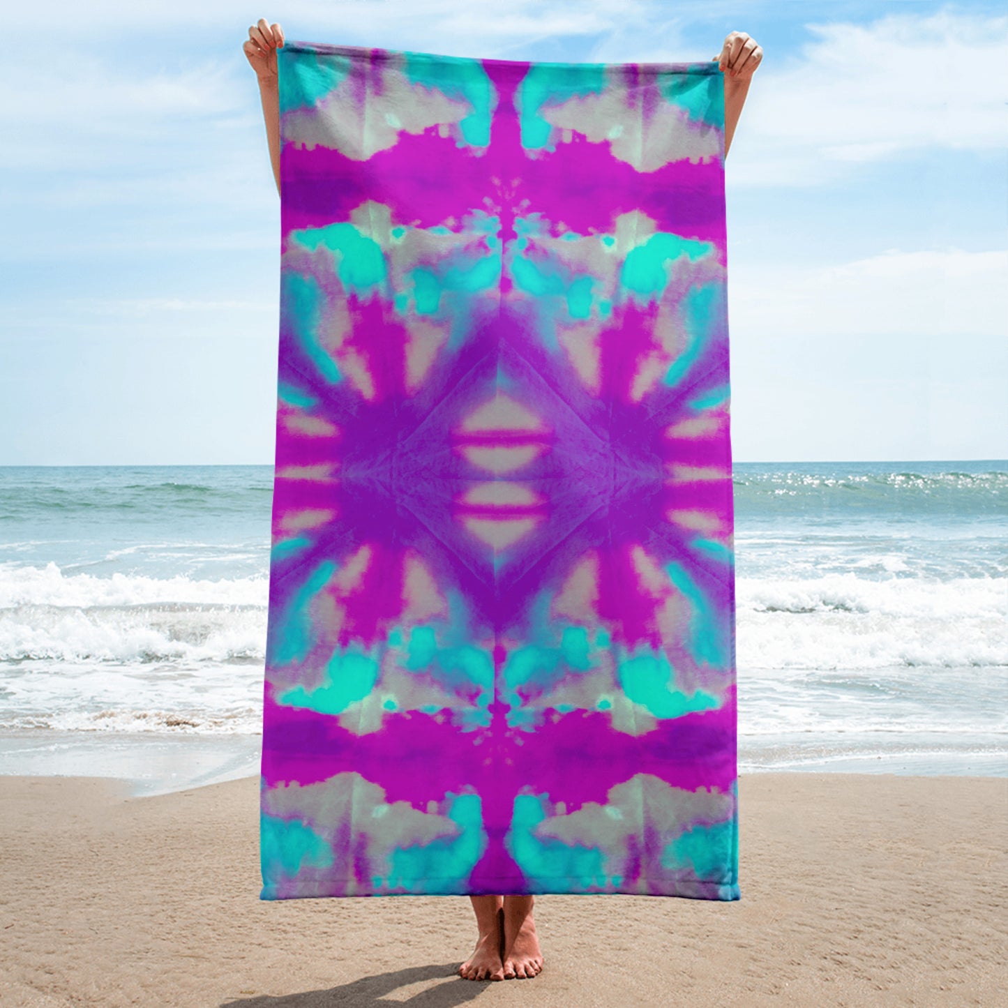 Brights Tie Dye Towel