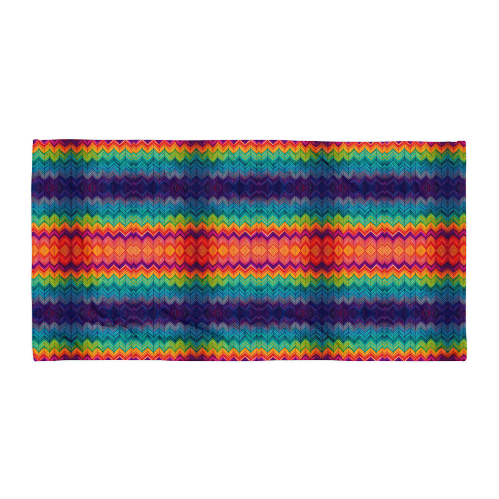 Rainbow Trails Towel
