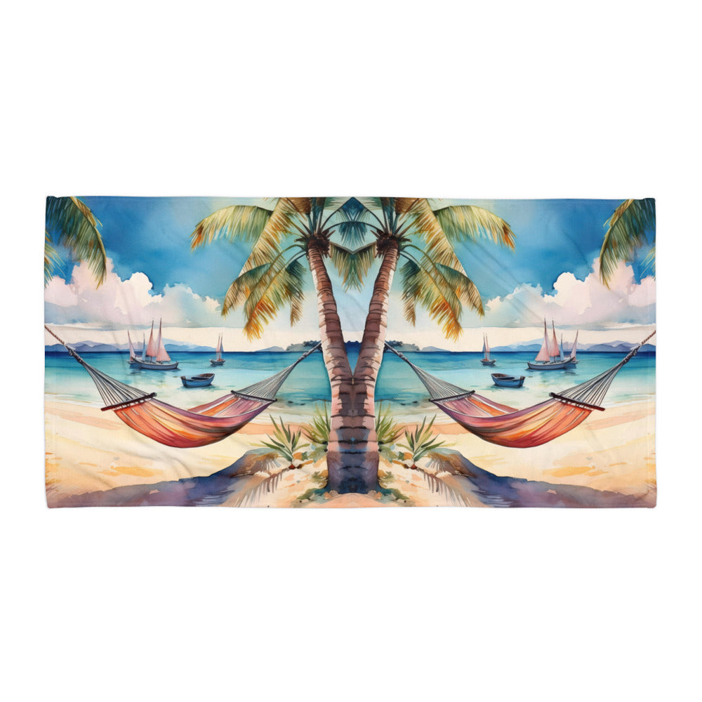 Watercolor Hammocks Towel