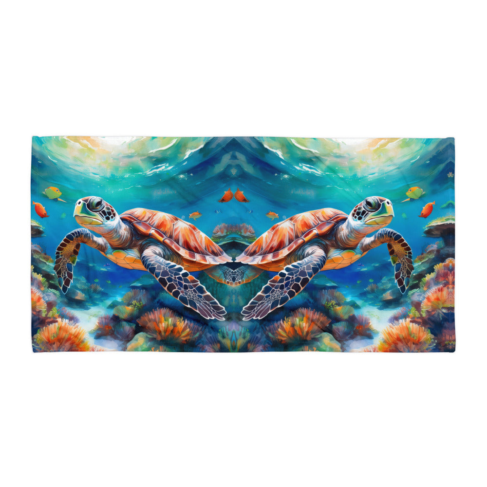 Turtle Time Towel