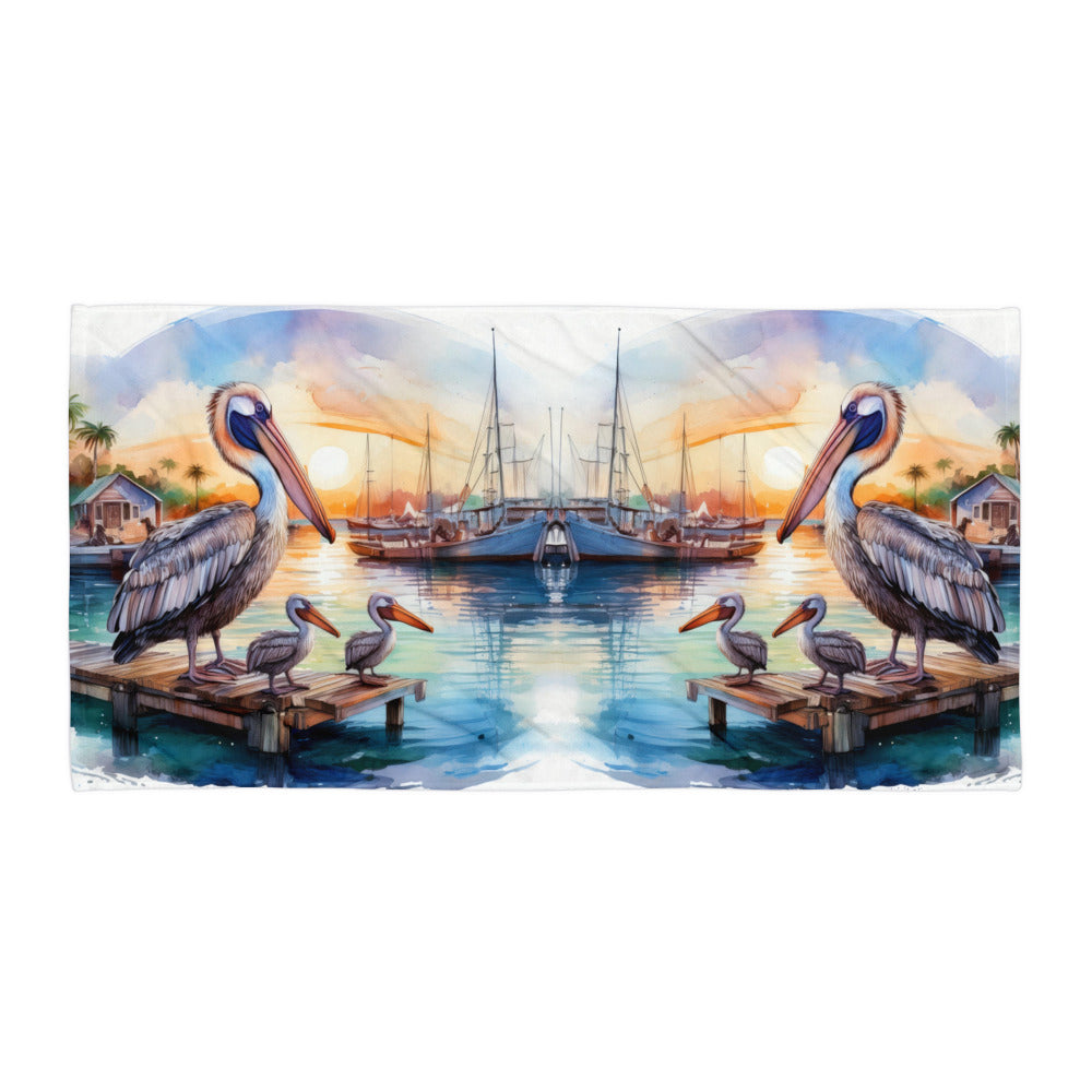 Pelican Family Towel
