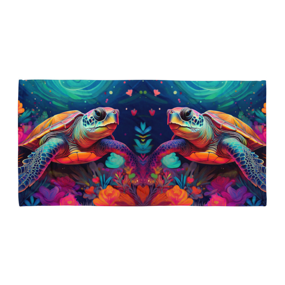Gorgeous Sea Turtle Towel