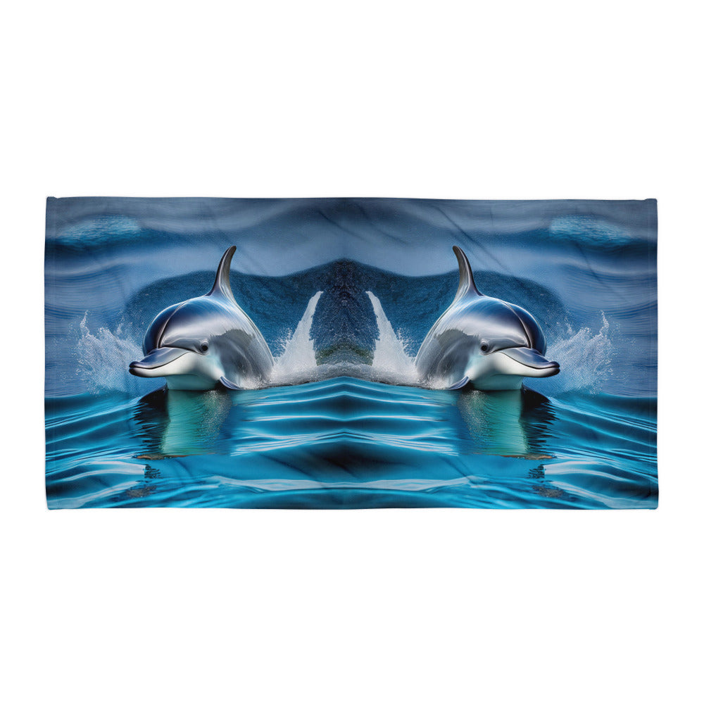 Happy Dolphins Towel