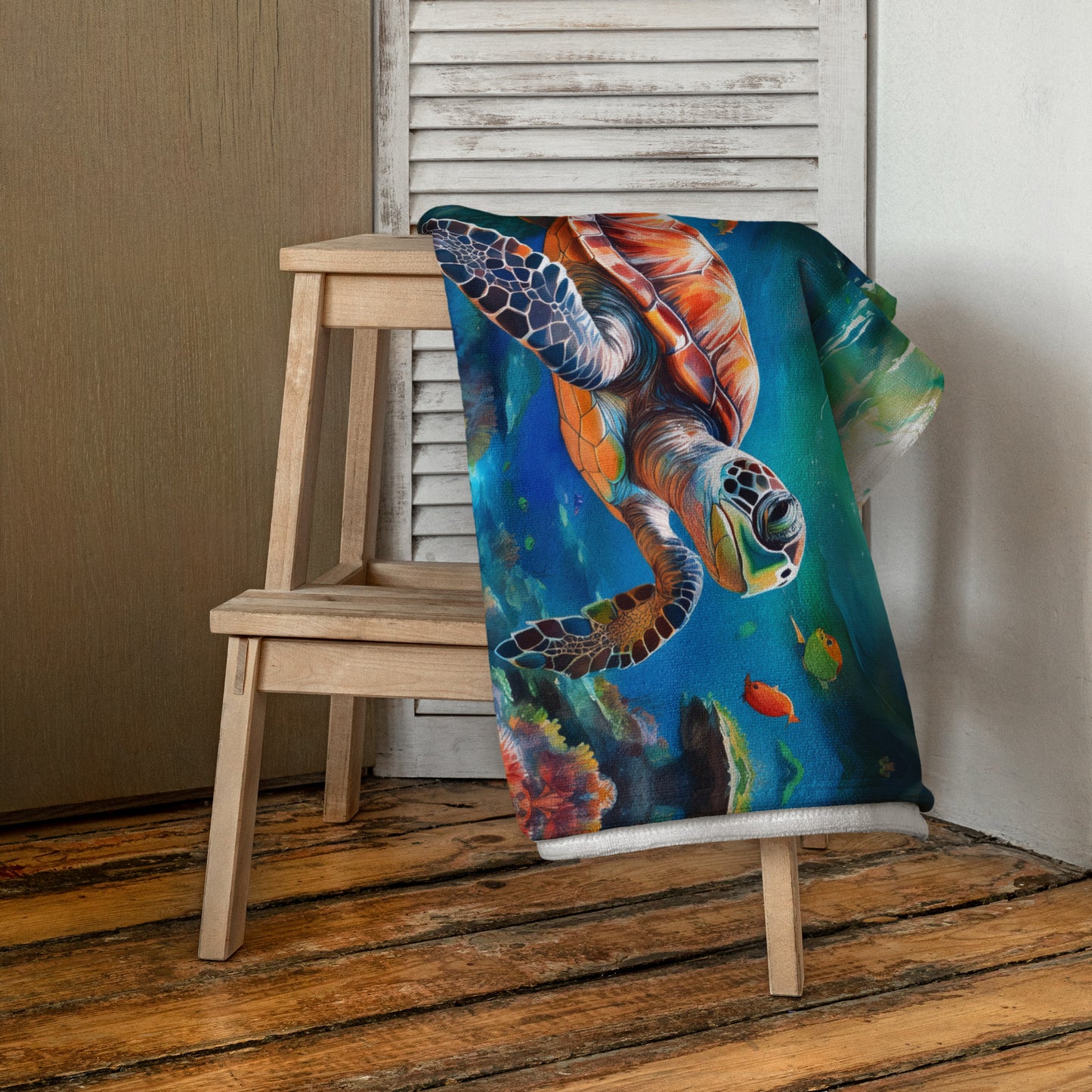 Turtle Time Towel