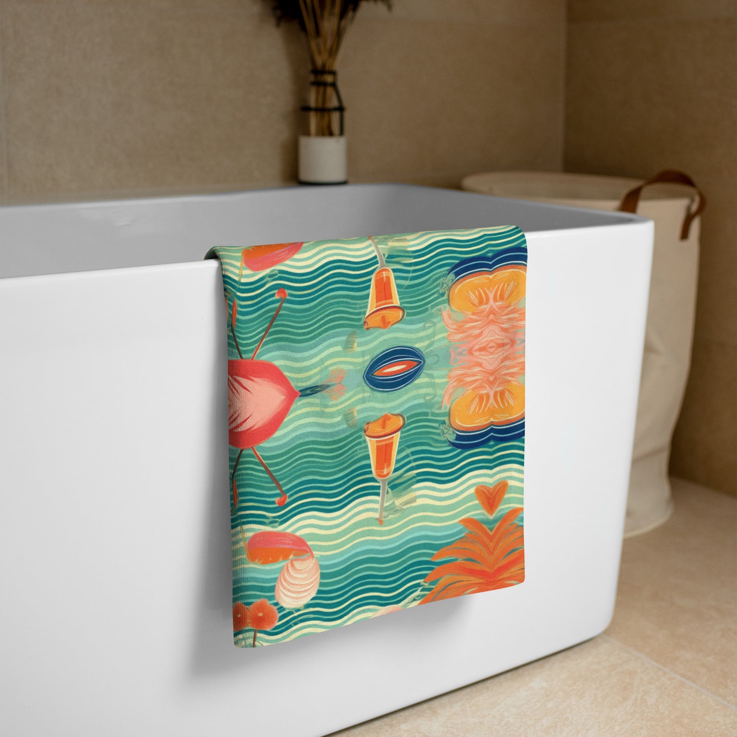 Flamingo Fancy Towel