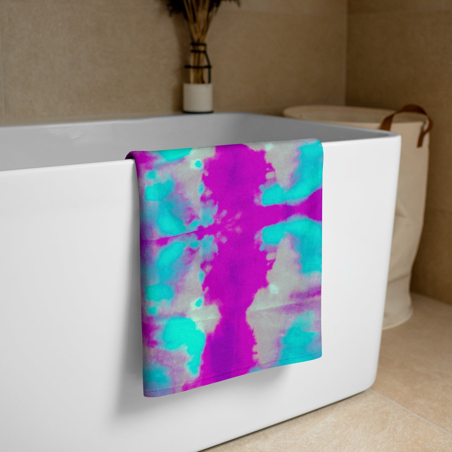Brights Tie Dye Towel