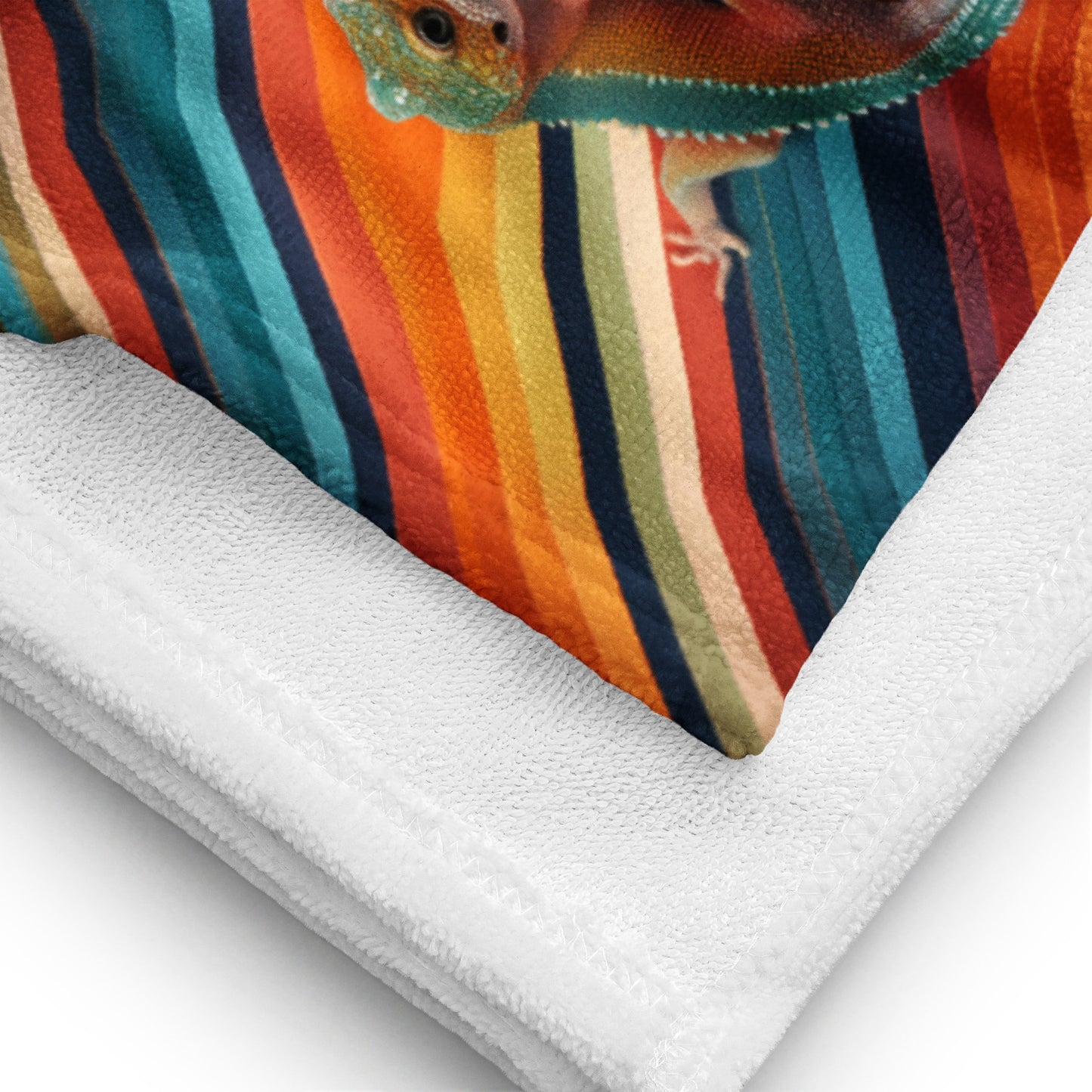 Rainbow Gecko Towel
