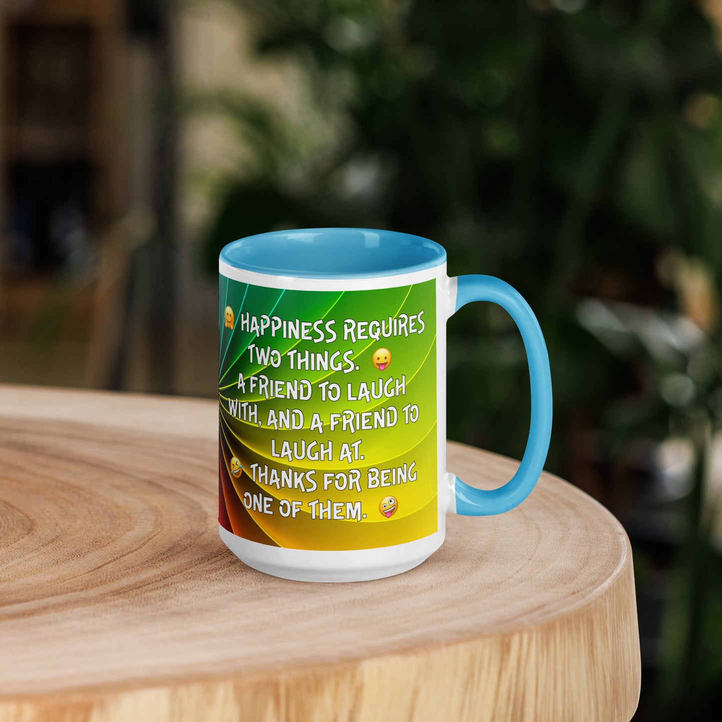 HAPPINESS IS 2...Mug with Color Inside