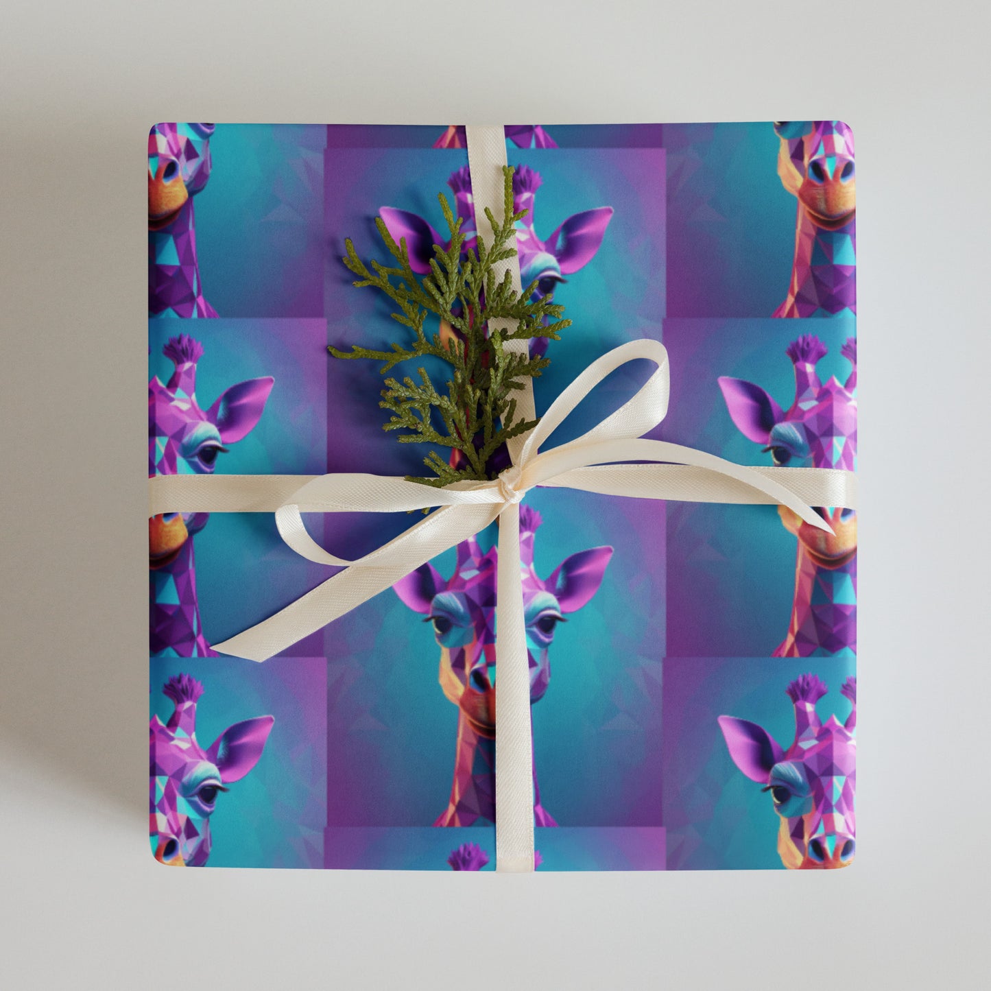 ADORABLE GIRAFFE Wrapping paper sheets