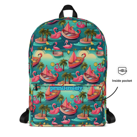 Summer Of Flamingoes Backpack