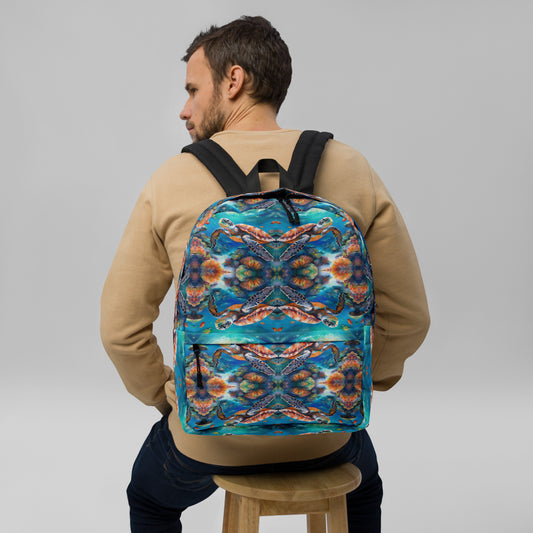Sea Turtle Mosaic Backpack