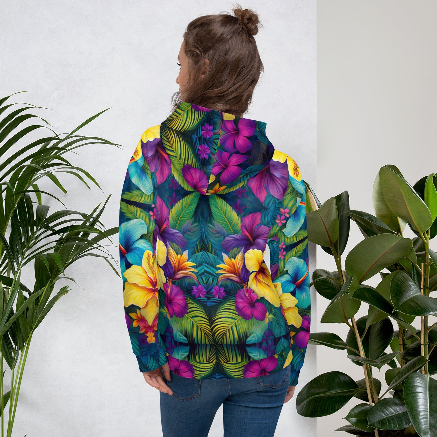 Tropical Flora Unisex Hoodie