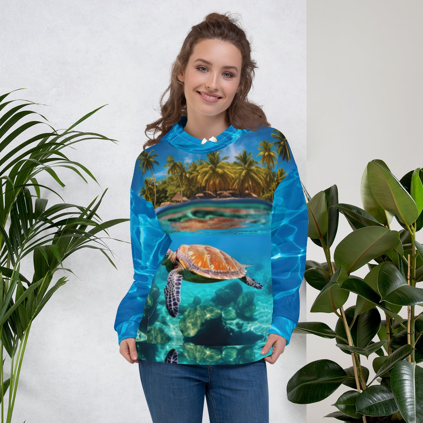 TURTLE UNDERWATER Unisex Hoodie