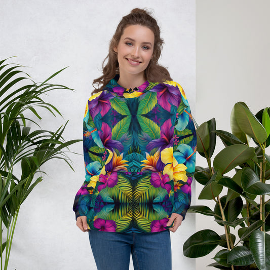 Tropical Flora Unisex Hoodie