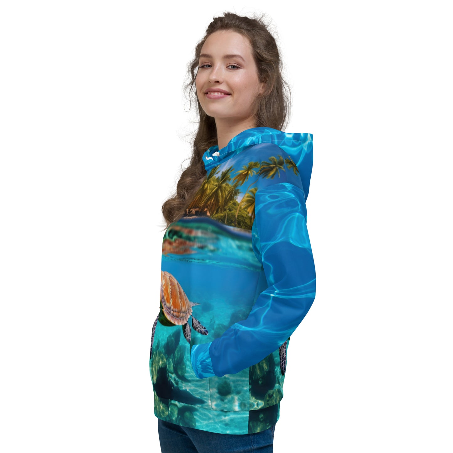 TURTLE UNDERWATER Unisex Hoodie