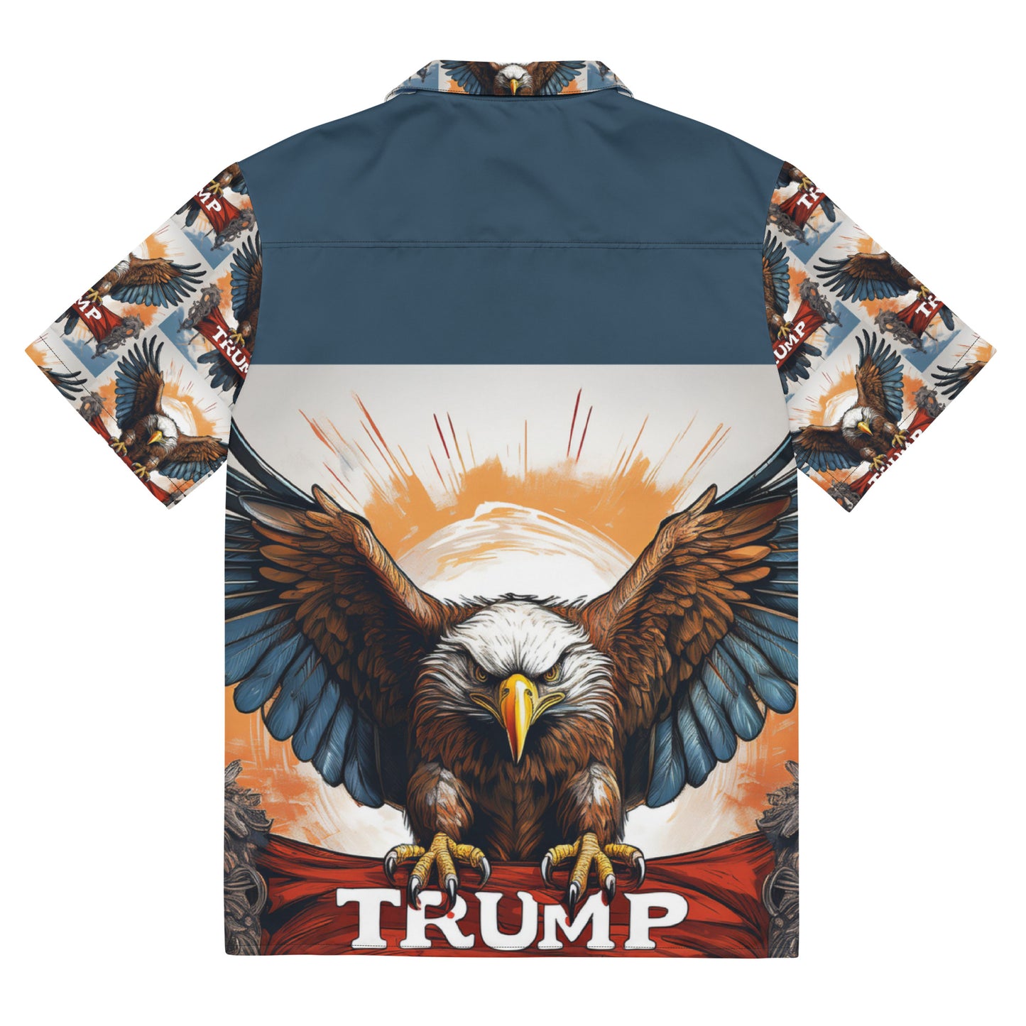 TRUMP UNIQUE EAGLE Unisex button shirt