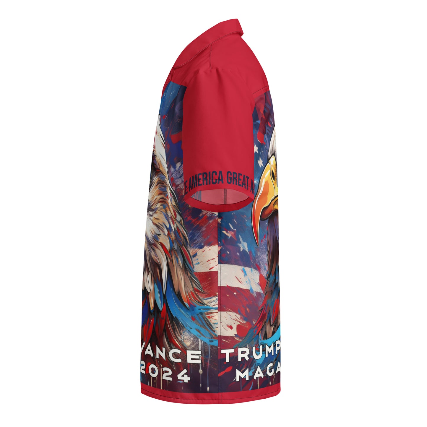 PATRIOTIC TRUMP Unisex button shirt