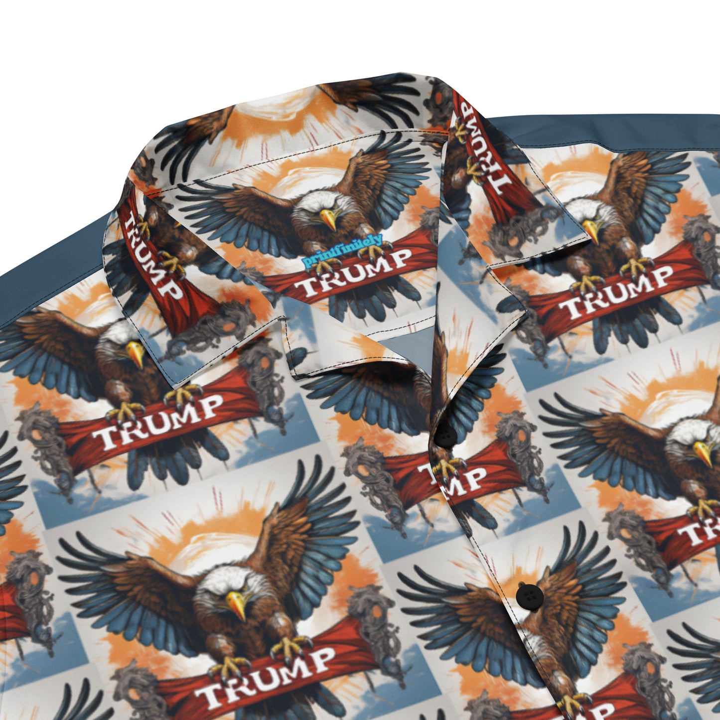 TRUMP UNIQUE EAGLE Unisex button shirt