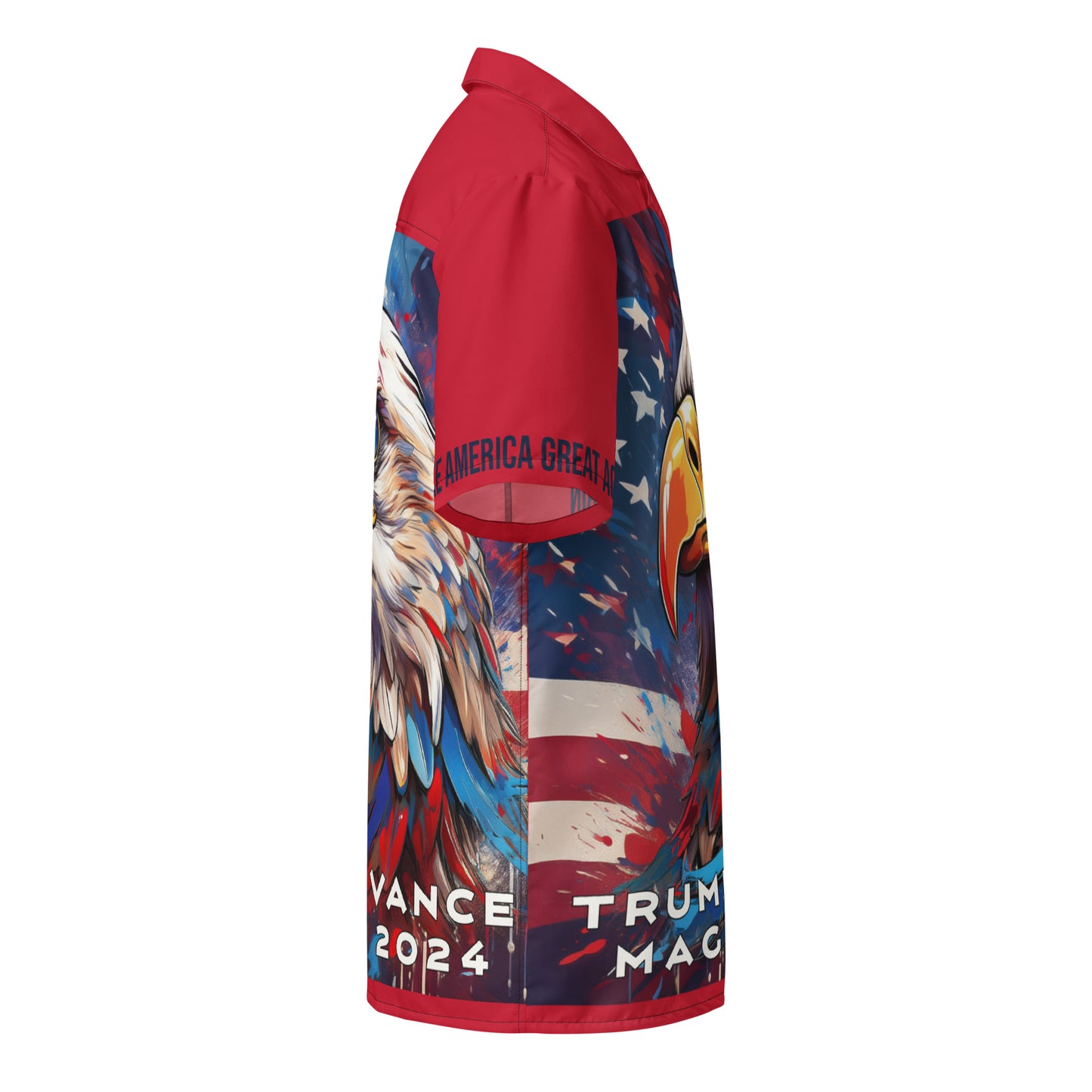 PATRIOTIC TRUMP Unisex button shirt