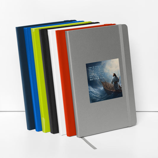 Matthew 8:26 Hardcover bound notebook