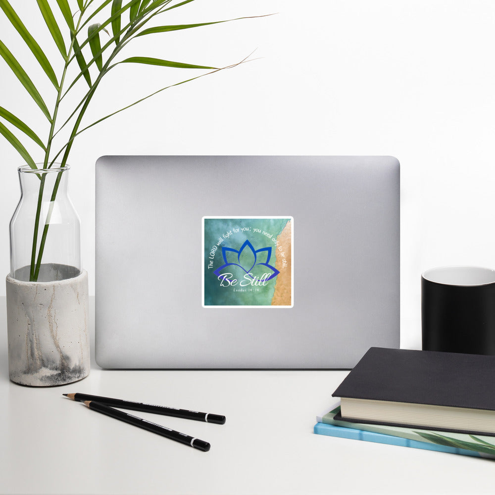 BE STILL 5 Bubble-free stickers