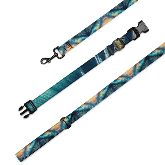 Ocean waves Pet collar & leash