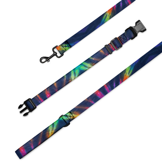 Rainbow Palms Pet collar & leash