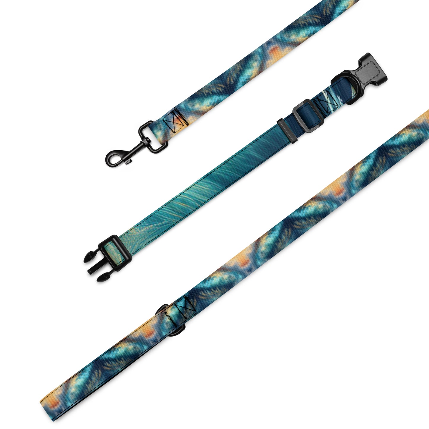 Ocean waves Pet collar & leash