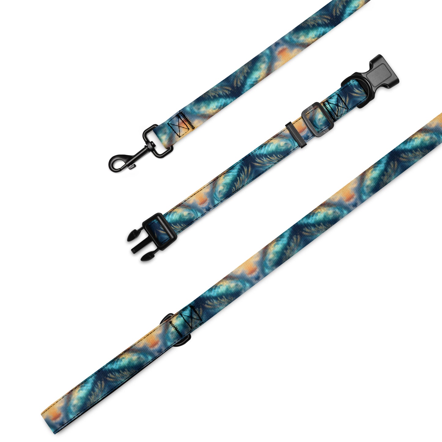 Ocean waves Pet collar & leash