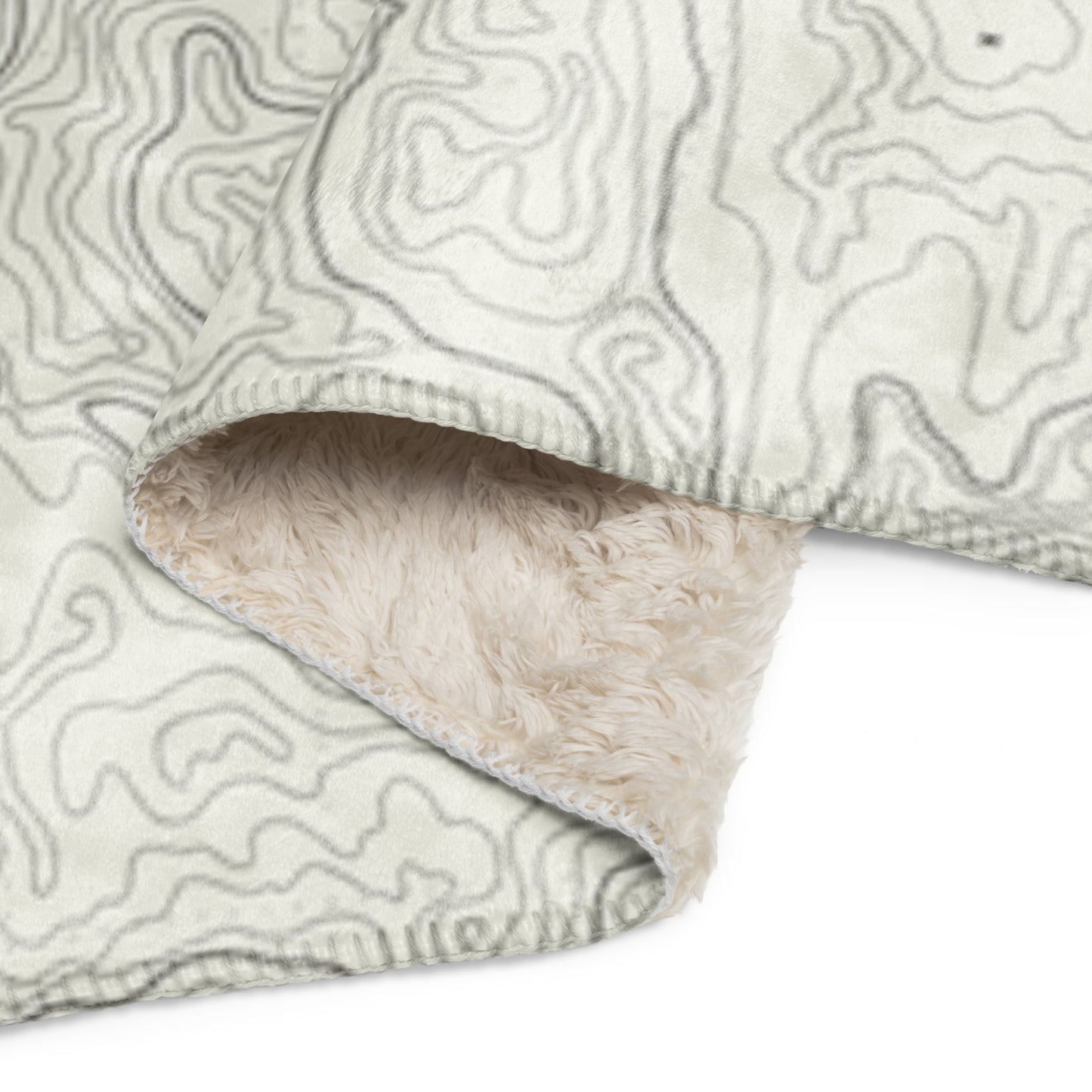 COOL GEOLOGICAL LINES Sherpa blanket
