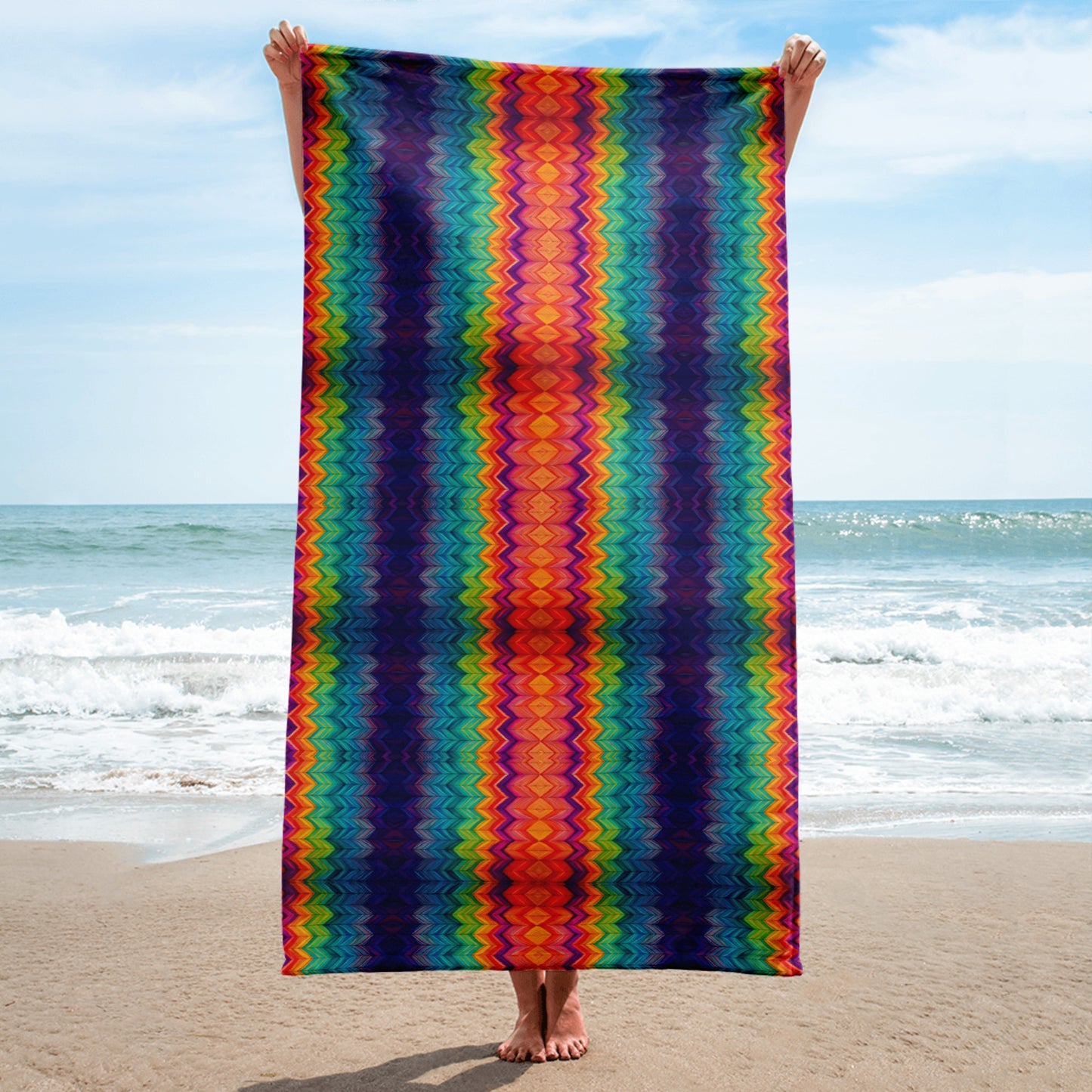Rainbow Trails Towel