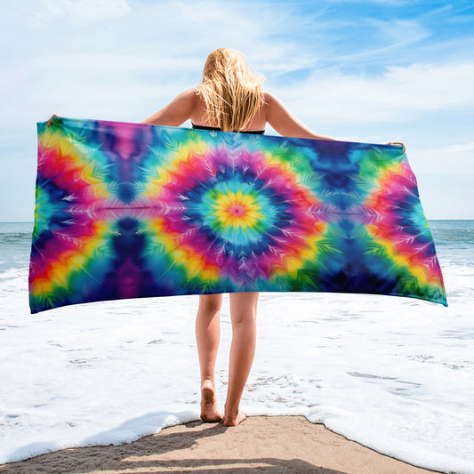 Tie Dye Treasures Towel