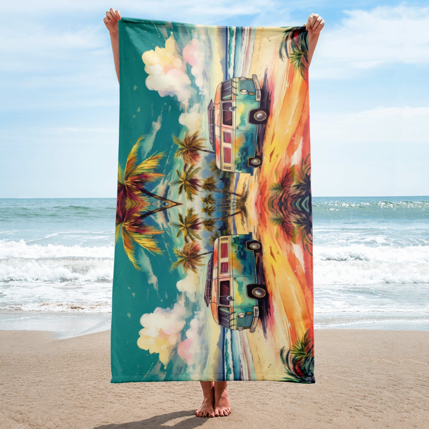 Hippie Beachin' It Towel