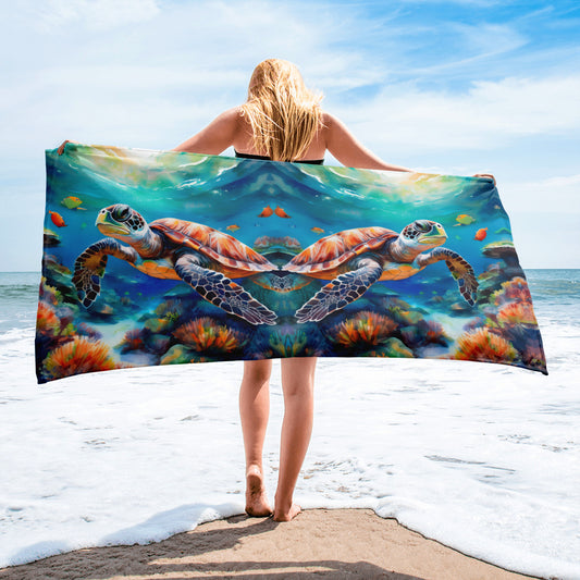 Turtle Time Towel