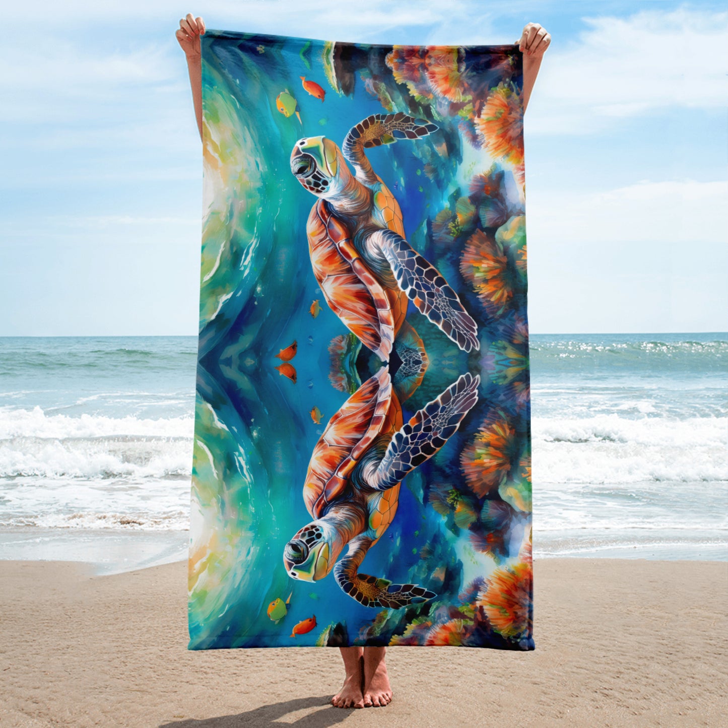 Turtle Time Towel