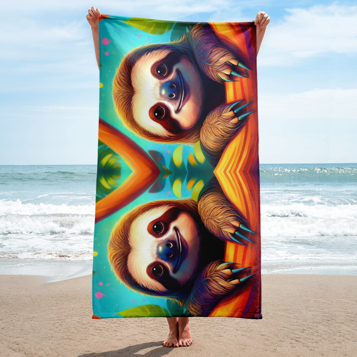 Silly Sloth Towel
