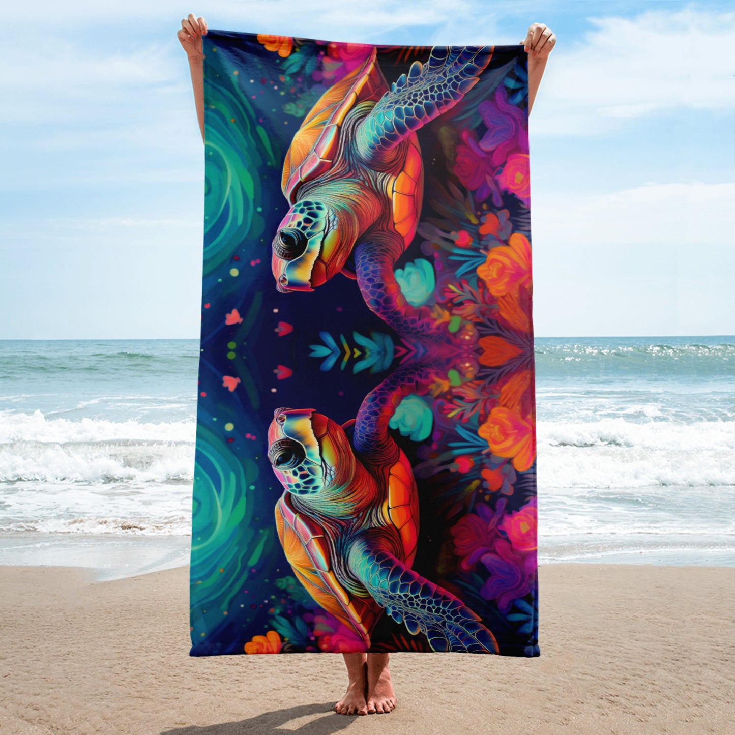 Gorgeous Sea Turtle Towel
