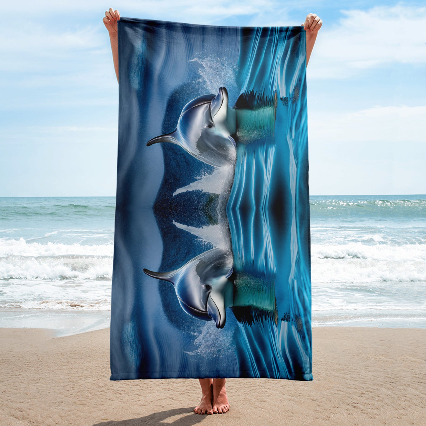 Happy Dolphins Towel