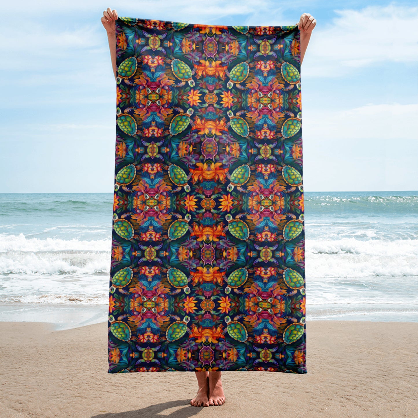 Tropical Turtle Towel