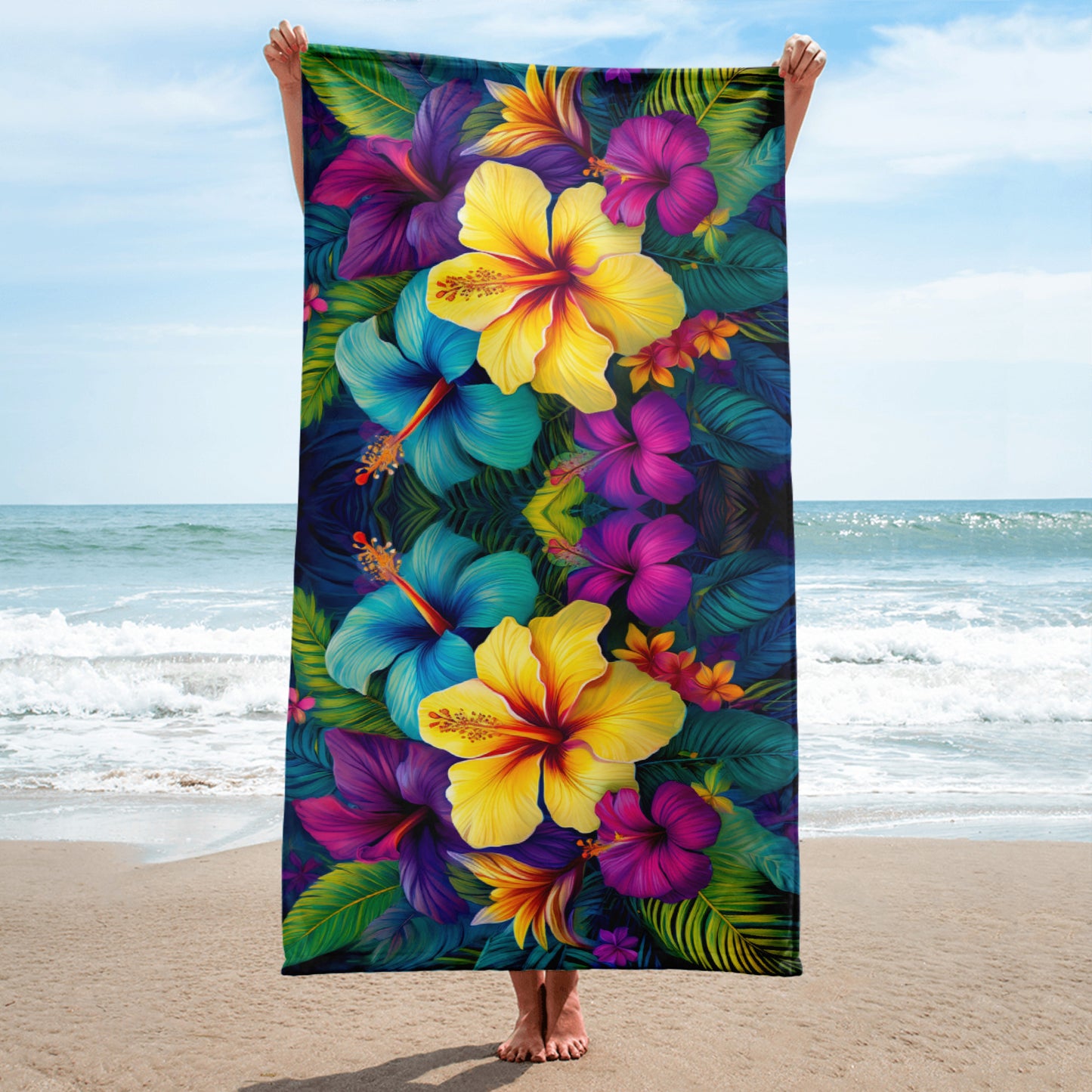 Tropical Flora Towel