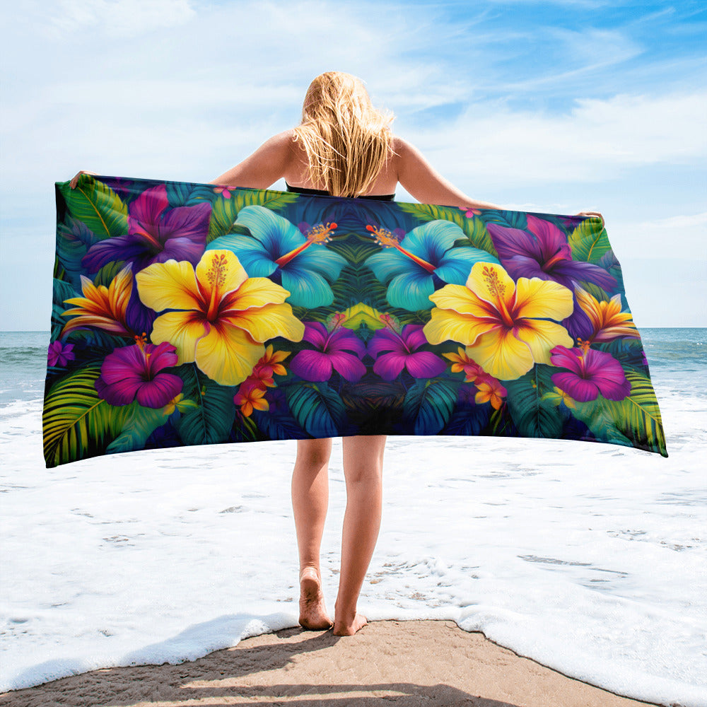 Tropical Flora Towel