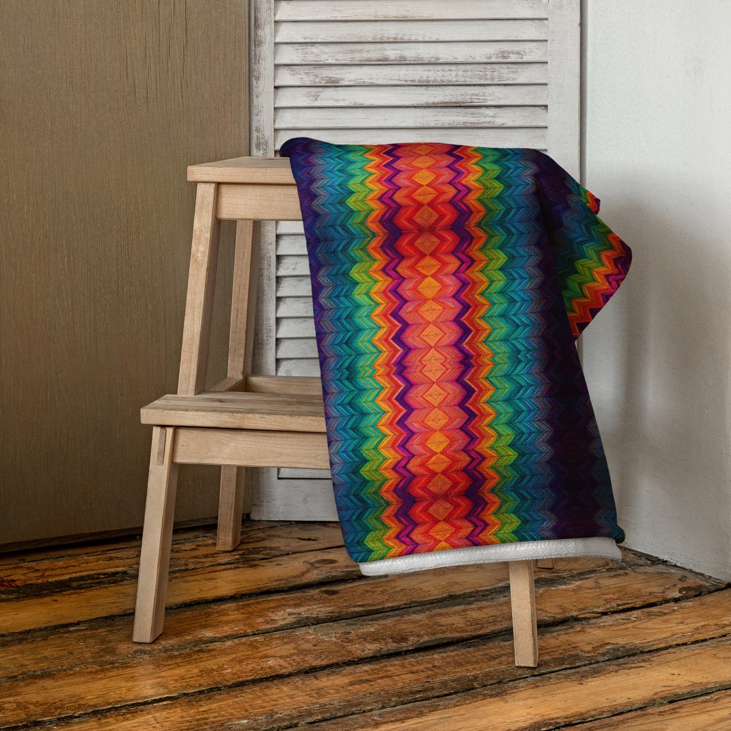 Rainbow Trails Towel