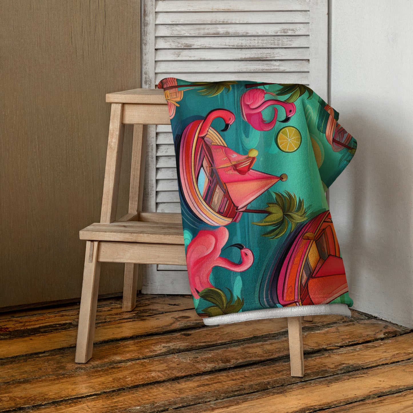 Flamingo Fun Towel