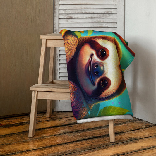 Silly Sloth Towel