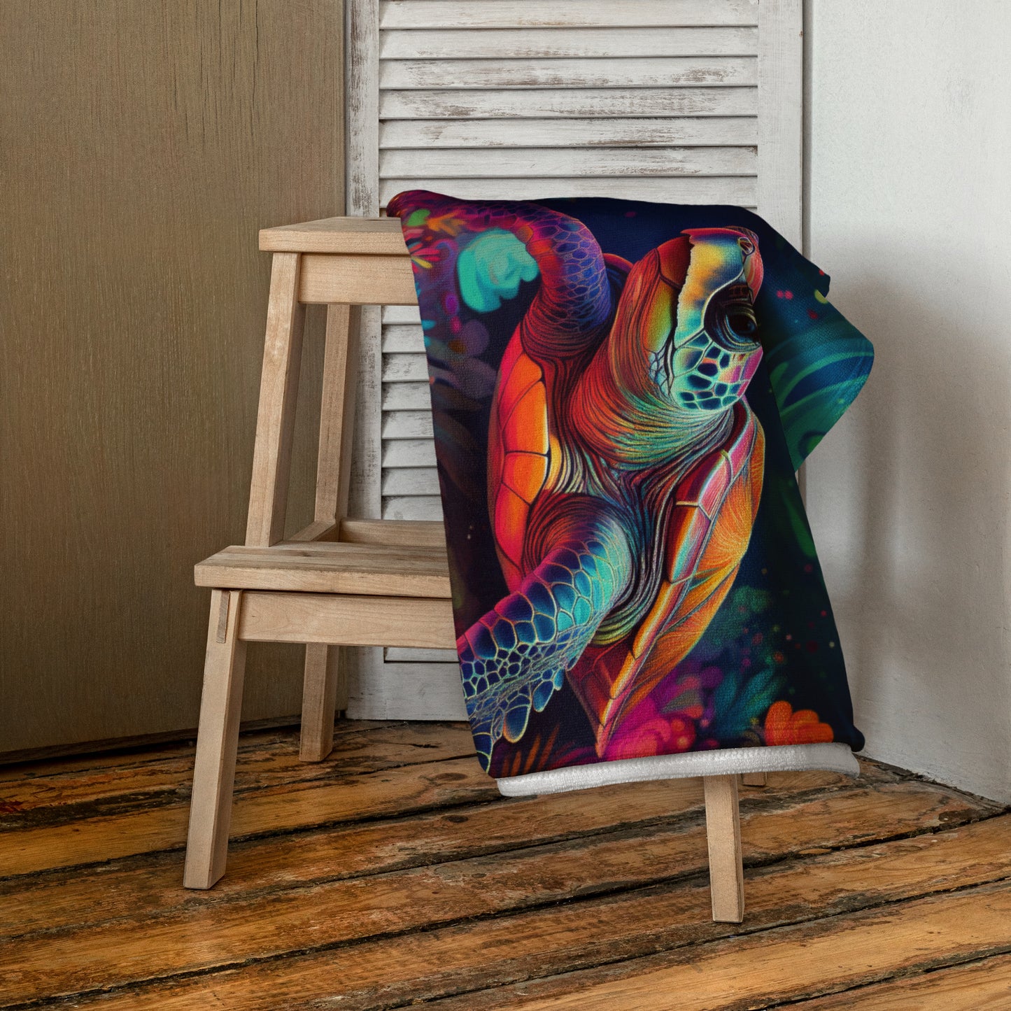 Gorgeous Sea Turtle Towel