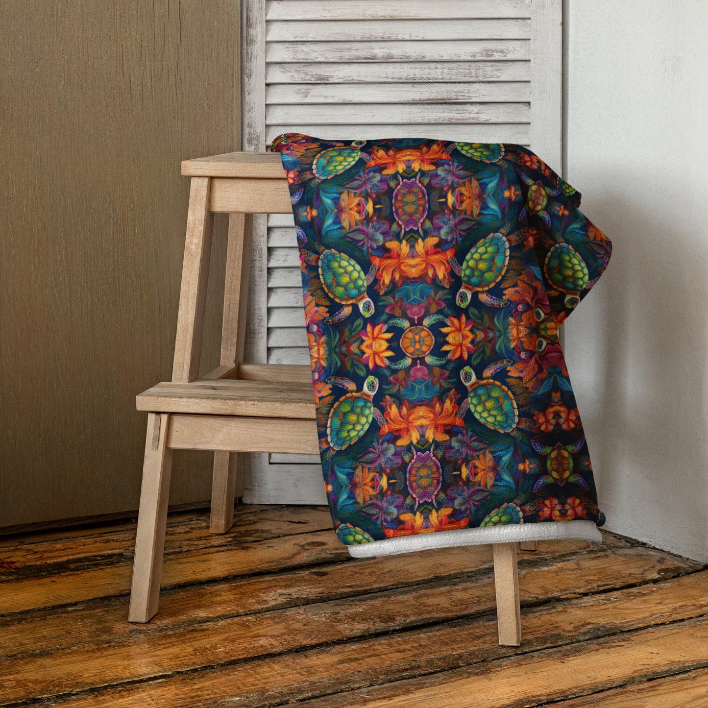Tropical Turtle Towel