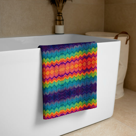 Rainbow Trails Towel